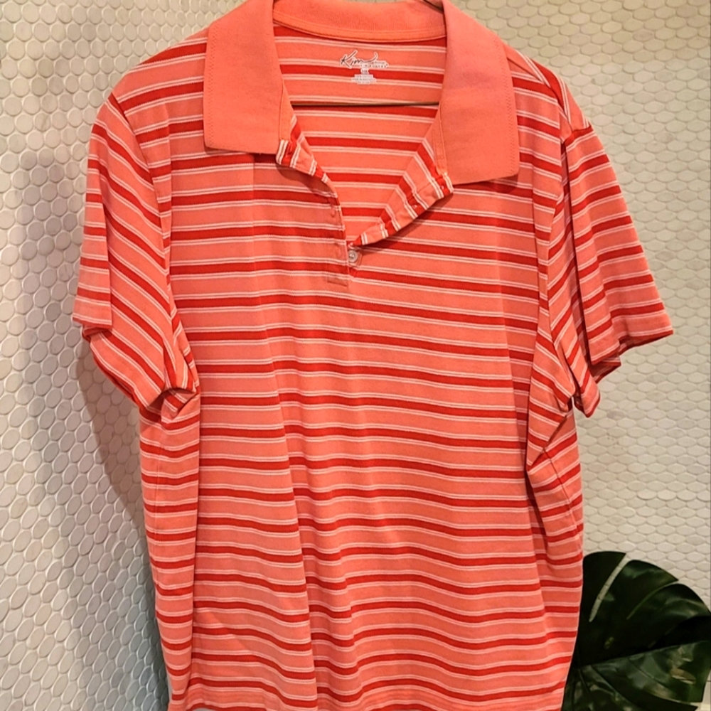 Kim Roger's pink polo 1X